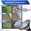 Heavy-Duty Steel Trimmer Head – Universal Fit Wire Brush for