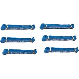 Forearm Forklift 36” Long Movers Rubber Band- To secure moving blankets and furniture pads | Blue (6 Pack) |