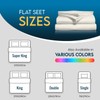 Sunshine Comforts Egyptian Cotton Flat Sheets Super King Size Breathable,