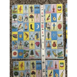 Don Clemente Mexican Loteria 10 Hojas Sheets 1.5” & 30 Tablas Carton Boards