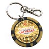 Las Vegas Keychain, Lucky Poker Chip (Gold - $1M)