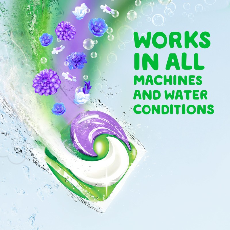 Gain Super Sized flings! Laundry Detergent Soap Pacs, Relax, 3-in-1