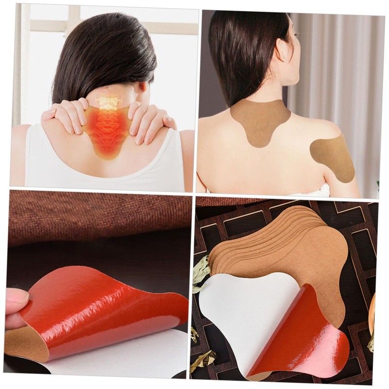 Minkissy Wormwood Pads Moxibustion Patches 50pcs Natural Warming Pads for