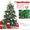 SULOLI Tinsel Curtains, Shiny Tinsel for Christmas Tree, Christmas Decoration,