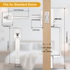 Probrico Heavy Duty Front Door Handleset, Modern Square Exterior Passage