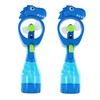 P&F Pack of 2X Dinosaur Water Mist Spray Bottle Fan