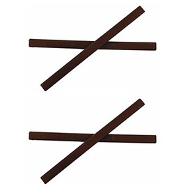 NicelyFit Replacement Temple Ear Socks for Oakley Pitchman OX8050 OX8096 OX8105 OO9439 Eyeglass Sunglasses Frame (Coffee 2P)