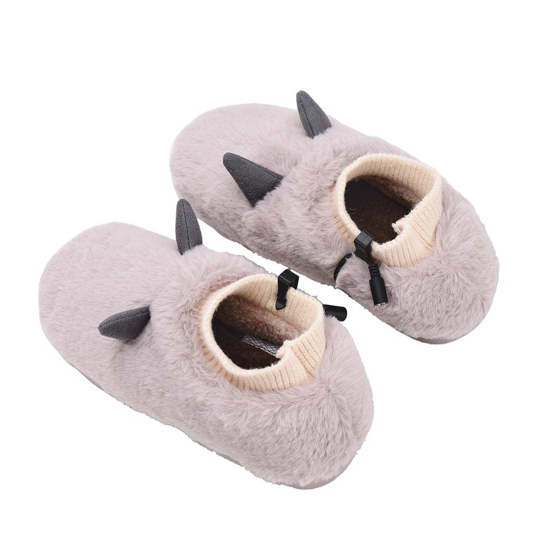Heated Feet Warmer USB Short Plush Detachable Heating Feet Warmer