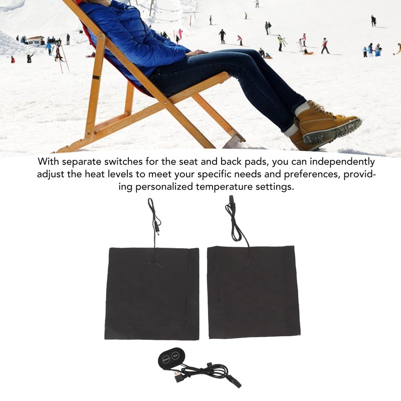 Ymiko USB Heating Pad, 3 Gears Adjustable Temperature USB Heating