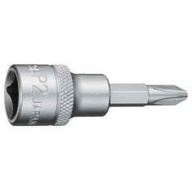 TONE Driver Bit Socket 3H-P2 Drive Angle 3/8" (+) No. 2