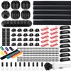 Pack of 500 Cable Management Kit, Cable Management with Cable