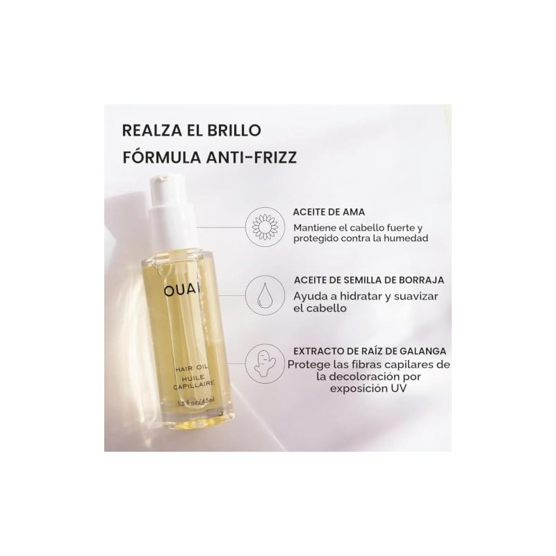 Hair Oil by Ouai for Unisex - 1.5 oz Oil
