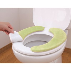 小久保 Toilet Seat Seat petapon Puffy Toilet Seat Seat Bore Type 1 Pack