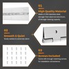BEAMNOVA 2 Pcs Piano Hinges 12x2x0.06 Inch Heavy Duty Continuous