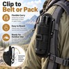 Flashlight Belt Holster for Hands-Free Carry – 360° Rotating Clip