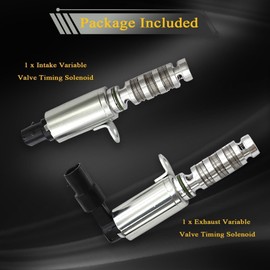 NLQR Intake and Exhaust VVT Solenoid Valve Camshaft Position Actuator Kit - Replace 24375-2E100 24355-2E100, Fit for Hyundai Elantra Tucson Veloster Fit for Kia Forte Koup Optima Soul 2012-2023
