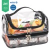 BORMELUN Clear Lunch Bag for work Transparent See Through Lunch