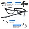 K.LAVER Photochromic Progressive Multifocus Reading Glasses Men Women Workspace Blue