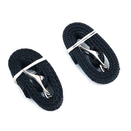 Namvo 2Pcs Spur Straps PP Material with Alloy Buckle Western for Horse Spur Horse Riding Safety Equipment