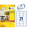 Avery Dennison Heavy Duty Labels Laser 21 per Sheet 63.5x38.1mm