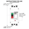 DIHOOL DC Main 125 Amp Circuit Breaker, 500V Battery Disconnect
