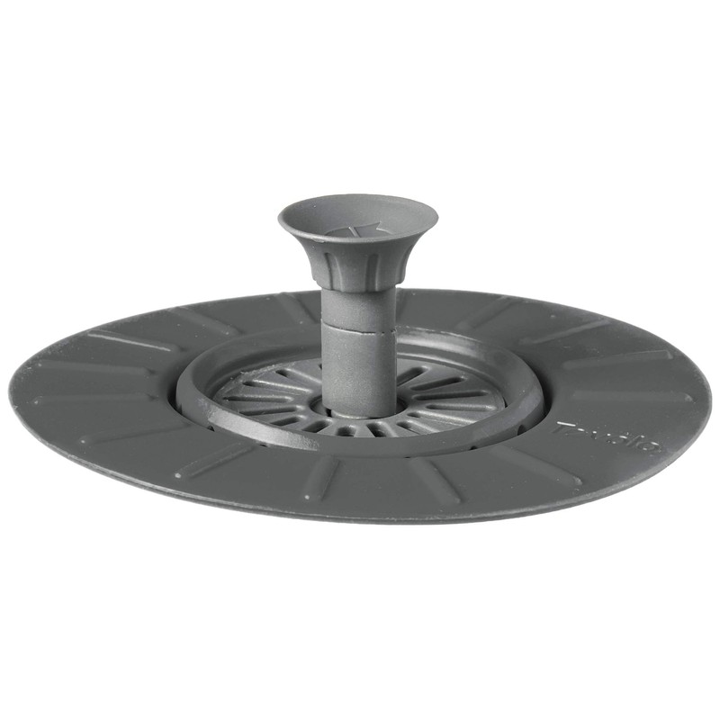 Tovolo Collapsible Stopper and Strainer - Charcoal