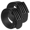 KingMoore 2 Pack Men's Ratchet Web Belt,1.25 inch Nylon Automatic