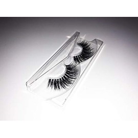 Alluring Clear Band, 3D Reusable Strip, 100% Siberian Mink Fur False Eyelashes, Hand-made Natural Style Cruelty Free F116