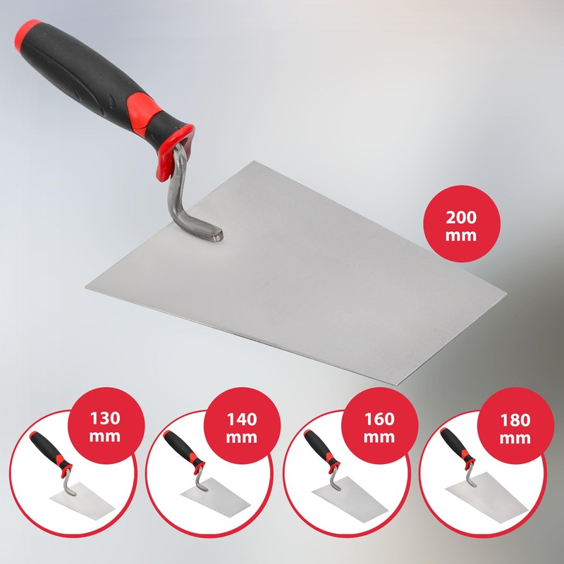 KOTARBAU® Stainless Steel Trapezoidal Trowel 200 mm x 123 mm