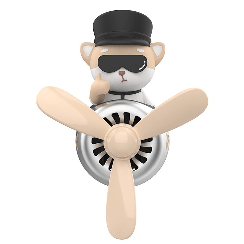 Car Air Fresheners Cartoon Pilot Automotive Air Outlet Propeller Cute