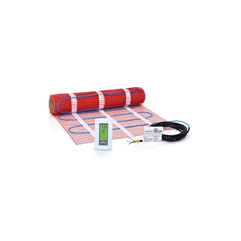 10 sqft HeatTech 120V Electric Tile Radiant Floor Heating Mat