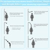 11 Inch Adjustable Shower Head Extension Arm With Locking Set