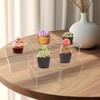 Olutacot 8 Pack Acrylic Risers for Display - Nesting Cubes
