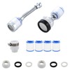 SUpoetry Pack of 2 Transparent Tap Filter, Tap Filter Attachment,