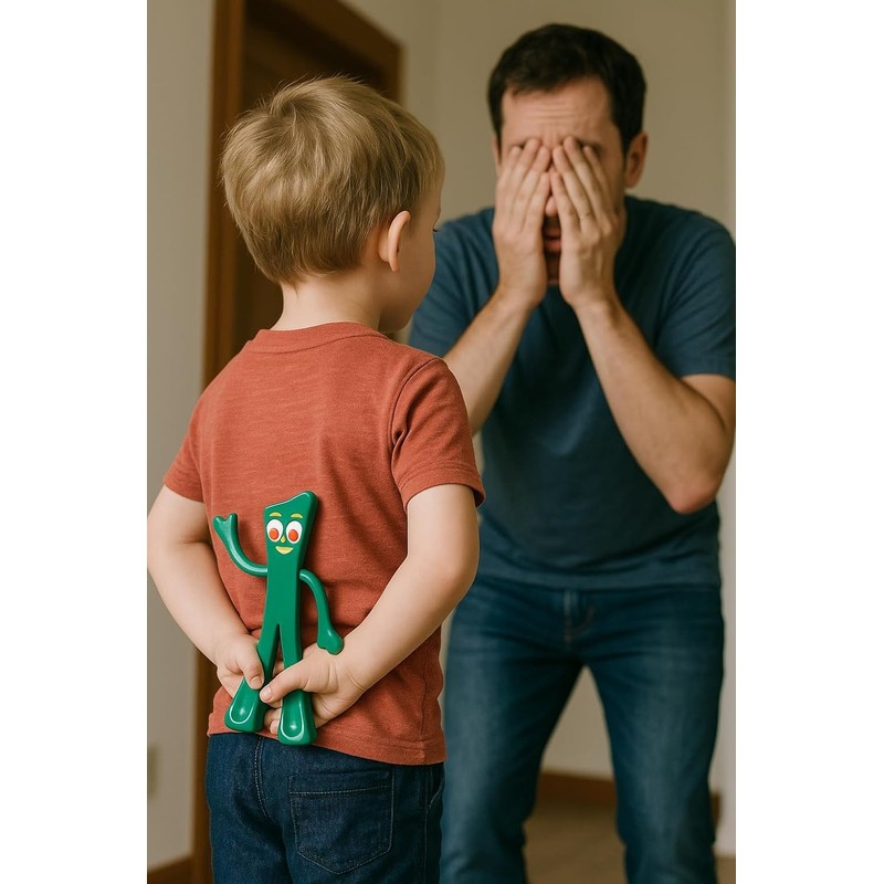 NJ Croce Gumby 6" Bendable & Posable Figure Fun Nostalgic