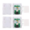 Fafeicy 2Pcs Mount Box RJ45 Cat6 Single Port Desktop Information
