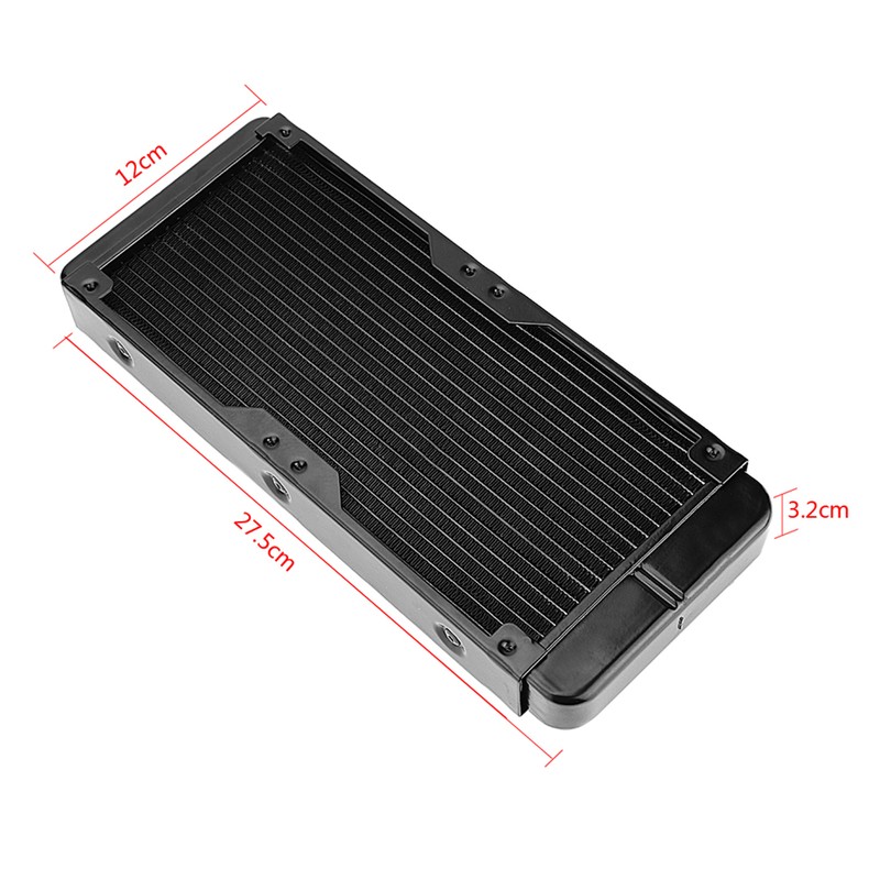 240mm G4/1 Aluminum Computer Water Cooling Cooler For CPU LED