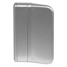 CC-Style CC-Shopping - Balkontrgriff 911, eckige Form fr den Au?enbereich mit 2 Befestigungsschrauben, 70x45x13 mm, (silber)