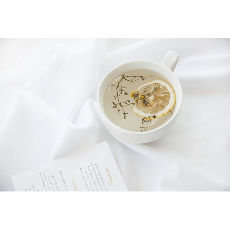 KKOKDAM Tea, 3 Fruits&Flower Tea Sampler Kit, 6 Counts Sampler