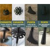 Cestas Para Bastones De Senderismo Canastas Universales Color Negro