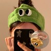Fluffy Soft Eyeball Face Wash Headband - Pajama Party Accessory SN.Roundy Face Wash Headband Yellow 3ea