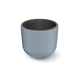 Milly Collection Grey Planter with Container, 29.8 x 29.8 x 25.7 cm, Capacity 14 Litres