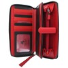 VISCONTI Bora Bora Collection Amour Leather Zip Wallet RFID Blocking