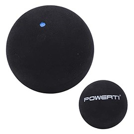 Shanrya Sports Squash Ball, Squash Balls High Bounce for Training for Competition(Single Blue dot)