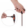 Unifizz 4 Pcs 5mm Metric T Handle Double Hex Key