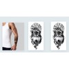 Temporary Wolf Tattoo Animal Tattoo Arm Tattoo XQB088x2 2 Sheets