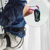 10 Pcs Carabiner Clip, 46mm/1.6inch Multicolor Locking Key Chain Clips,