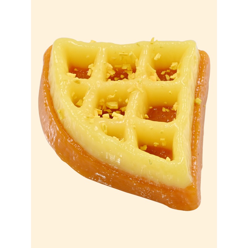 Popo Fancy Crunch Waffle Soft Slime Squishy Slangi Rosé Stress