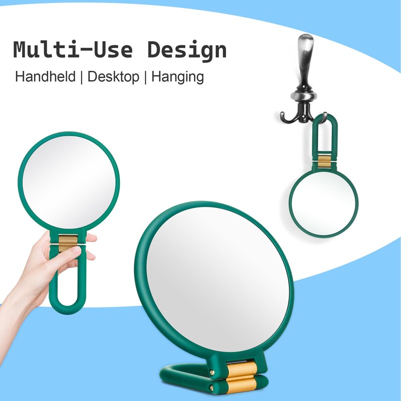 Sifolo 30x Magnifying Mirror, Travel Hand Mirrors with Handle -