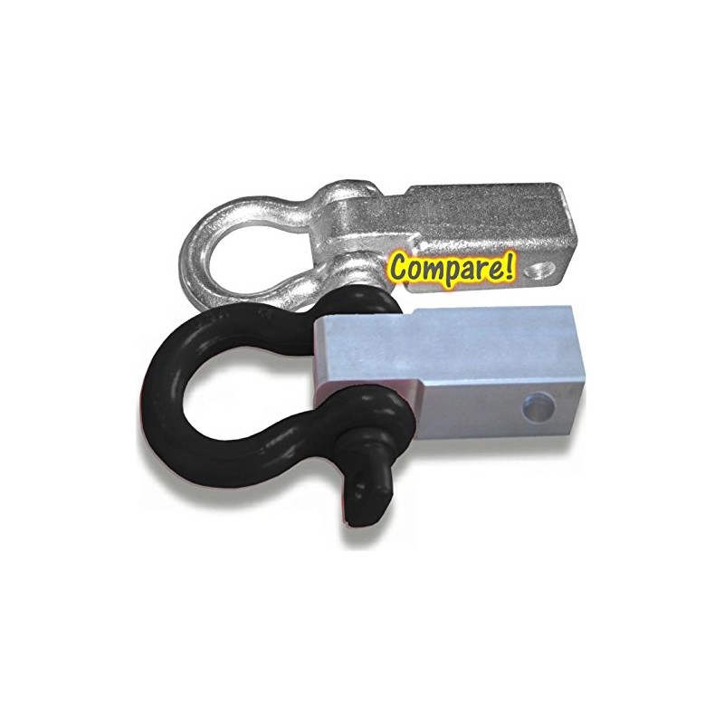 The Big One! MEGA Shackle Bracket with 1 inch Black